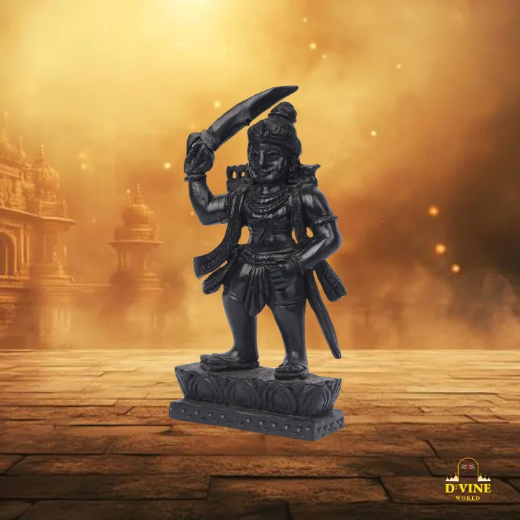 Black Madurai Veeran Statue